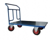 Plechový plošinový vozík 1BKB 1000x600 mm, nosnost 250 kg, šroubovací madlo - zobrazit detail zboží